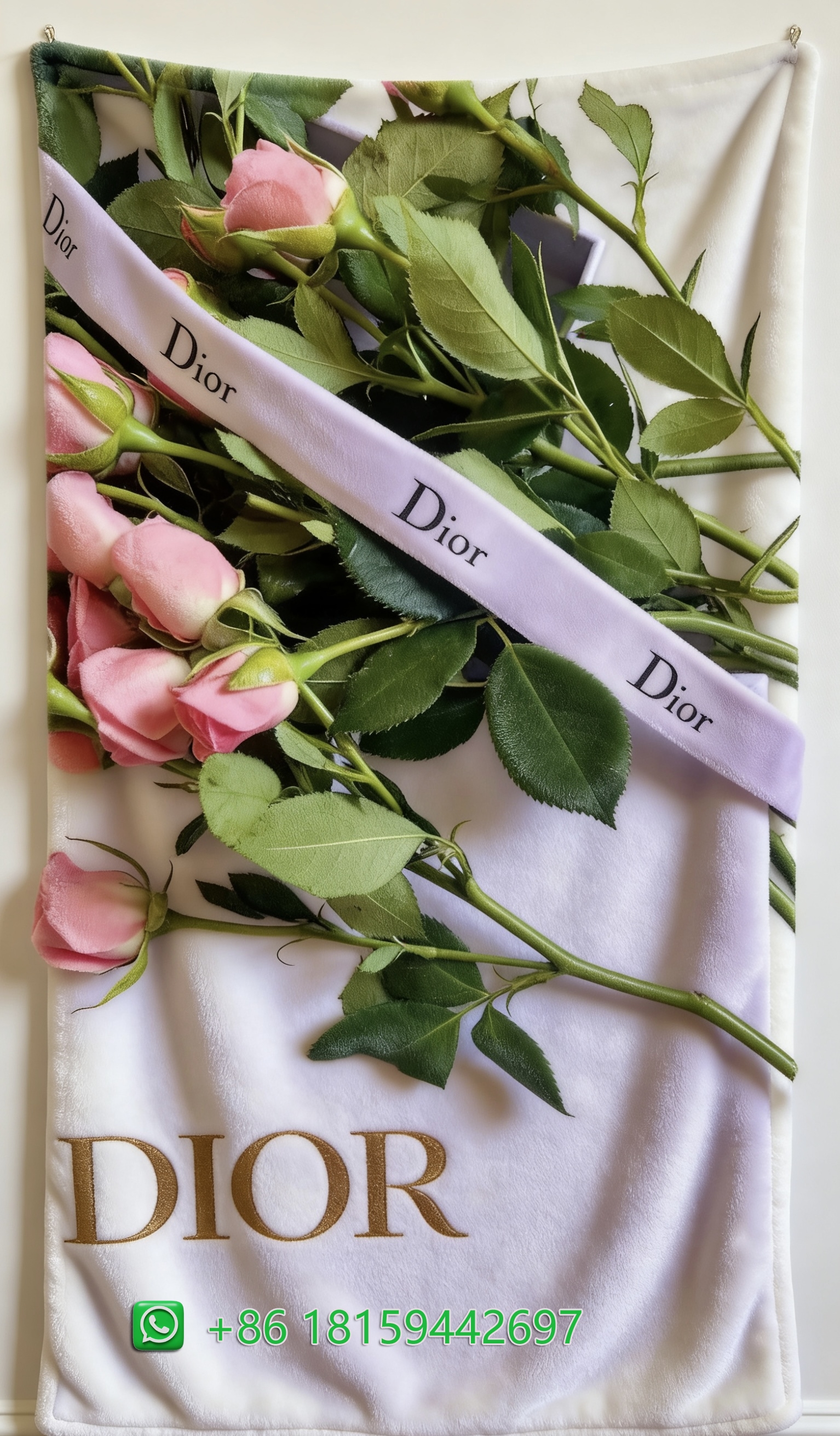Dior Throw Blankets